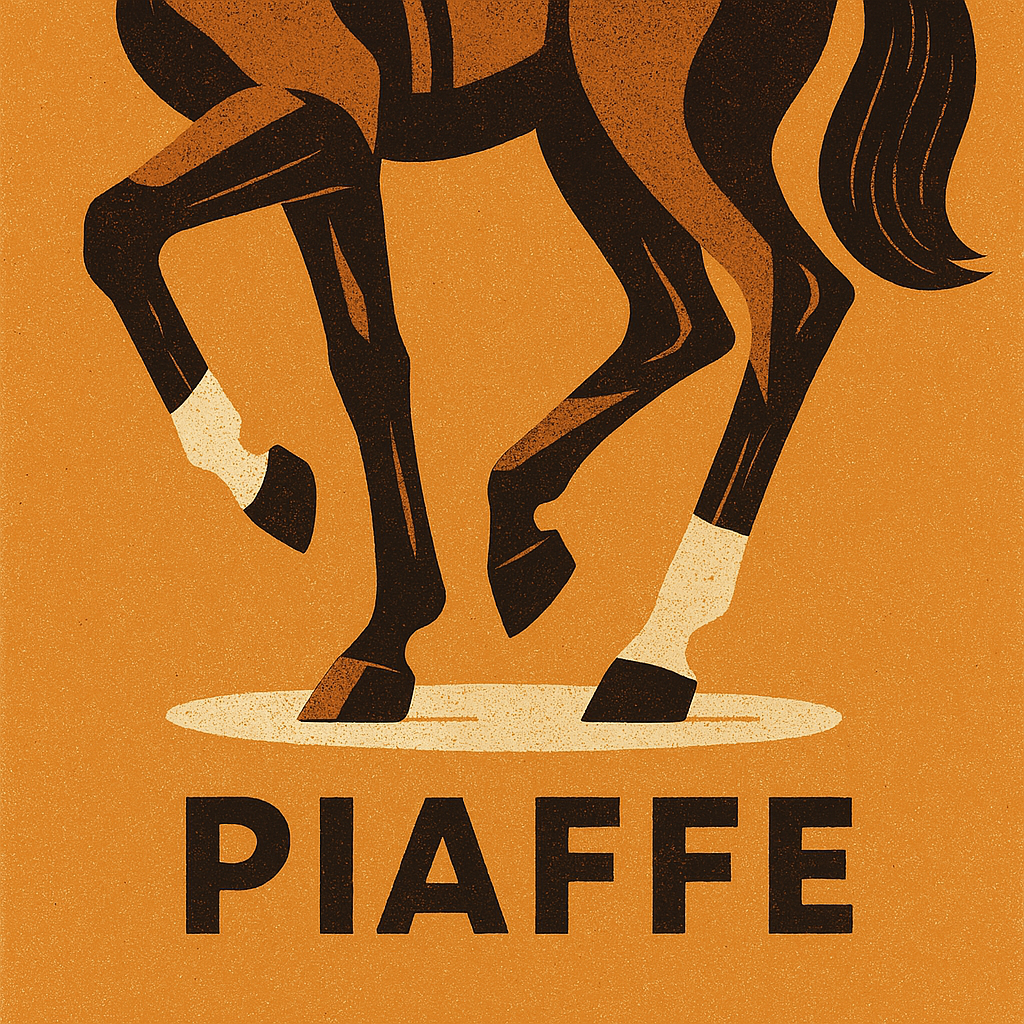 Piaffe wall art canvas print