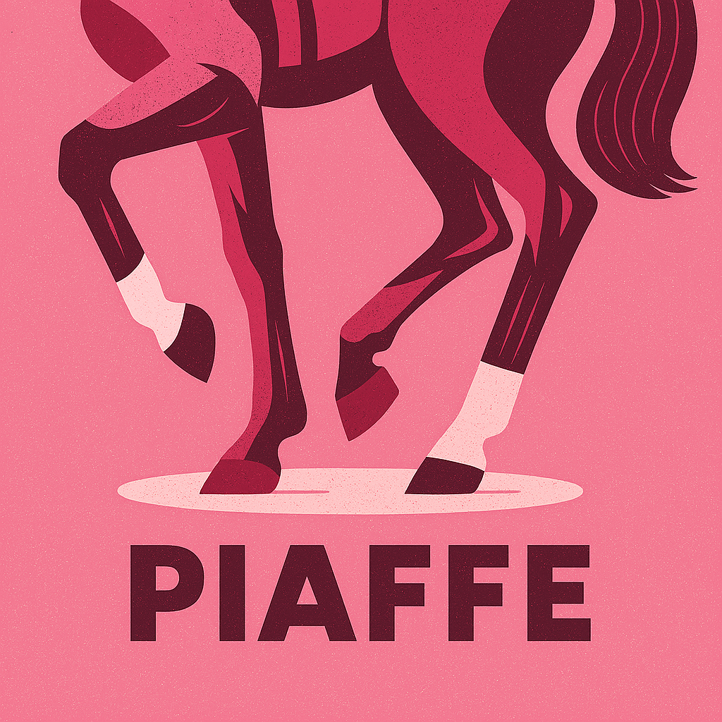 Piaffe wall art canvas print