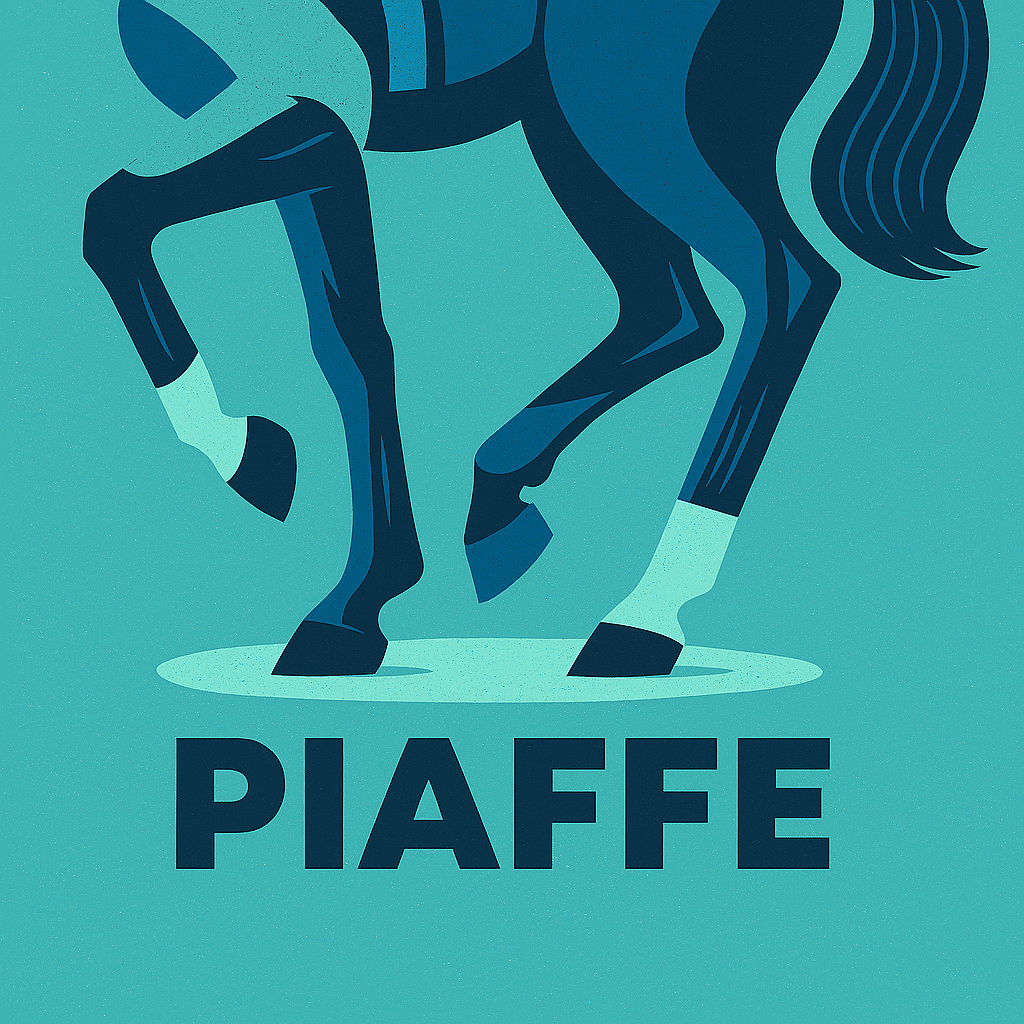 Piaffe wall art canvas print